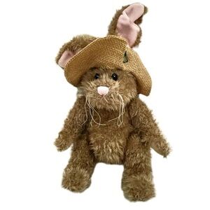Vintage 1997 Flora – Pickford Bears Brass Button Bunny Plush Toy